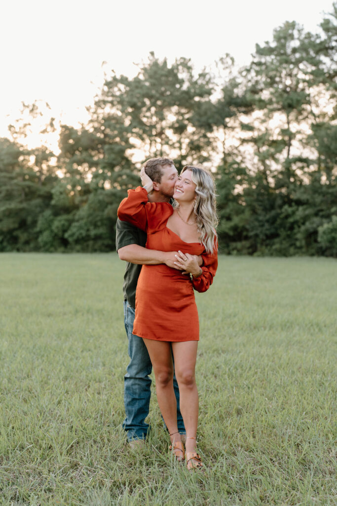 Orange Texas - Engagement Session - In the field